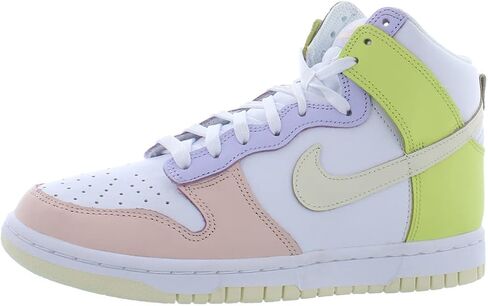 Nike Dunk High Unisex Shoes Size 7, Color: White/Cashmere-LT Lemon Twist in Saudi Arabia