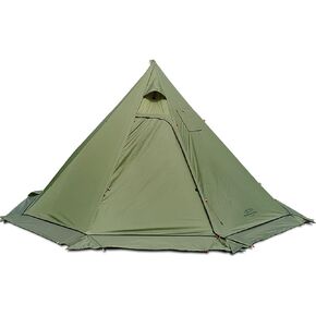 4 Persons 5lb Lightweight Tipi Hot Tents with Stove Jack, 7'3" Standing Room, Teepee Tent for Hunting Family Team Backpacking Camping Hiking