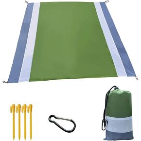 Picnic Blanket, Outside Baby Blanket, 59"x79" Extra Large Waterproof Sand Proof Camping Blanket Lightweight Folding Portable Travel Blanket Wipable(3-6 Adults)
