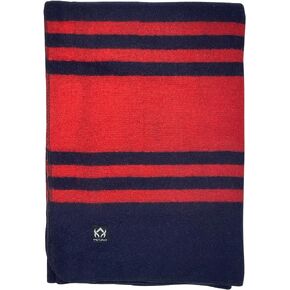 Arcturus Patterned Wool Blankets - 4.5lbs Warm, Heavy, Washable, Large | Great for Camping, Outdoors, Sporting Events, or Survival & Emergency Kits