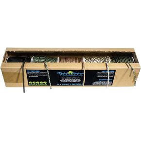 West Coast Paracord Variety Supplies Type III 550 Paracord Box Set - بكرة 100 قدم من 5 ألوان (أساسية) in Kuwait