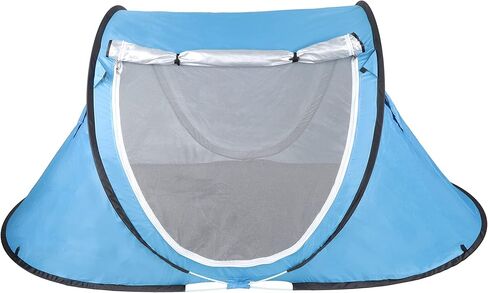خيمة تخييم منبثقة من نيتشر، خيمة لشخصين - 88 × 50 انش مساحة ارضية سريعة التركيب في الهواء الطلق خيمة مظلة مع بابين in Kuwait