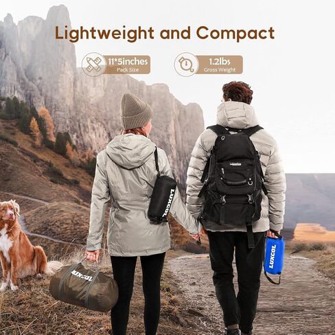 LUXCOL Down Camping Blanket - 700 Fill Power Puffy, Warm, Water Resistant, Lightweight and Portable for Outdoors, Travel, Camping… in Saudi Arabia