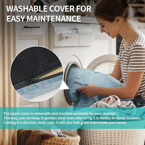 TONAHUTU Memory Foam Camping Mattress Pad, Portable Sleeping Pad Roll Up Travel Mattress Waterproof Foldable Floor Cot Mattress Guest Bed for Sleepover in Saudi Arabia