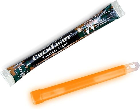 Cyalume - 9-03680 ChemLight Military Grade Chemical Light Sticks – 30 Minute Duration Light Sticks Provide Intense Light, Ideal as Emergency or Safety Lights and Much More, Standard Issue for U.S. Military Personnel – White, 6" Long (Pack of 10) in Saudi Arabia