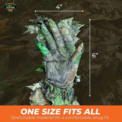 Titan 3D, 3D Leafy Gloves, Mossy Oak in Saudi Arabia