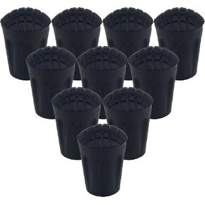 LC LICTOP Trekking Pole Tips Fits Most Common Trekking Poles Hiking Sticks Black 11mm Hole 10pcs (Grid Bottom Type) in Saudi Arabia