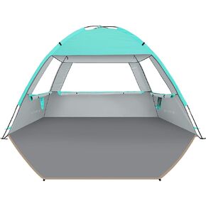 Venustas Beach Tent Sun Shelter for 3/4/6/8 Person, UPF 50+ UV Protection Beach Canopy, Lightweight and Easy Setup Cabana, Portable Shade Tent in Saudi Arabia