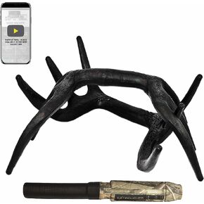 Illusion Systems Extinguisher Deer Call and Black Rack Rattling System - Patented Modislide and Bone-Core Technology - NAHC Approved - Deer Hunting Accessories and Equipment in Saudi Arabia