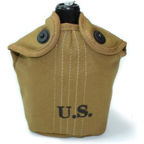 إعادة إنتاج 0.8L US WWII 2 Canteen ومجموعة غطاء in Kuwait
