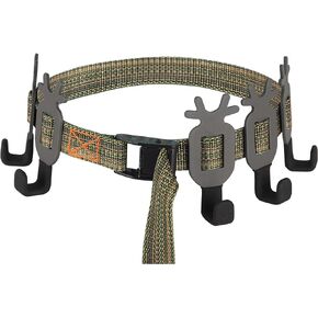 Highwild Treestand Strap Gear Hangers for Hunting Gears Bow - Multi-Hook Accessory Holder - NO Plastic Parts - ON Your Tree in Seconds - 5 Hooks Set in Saudi Arabia