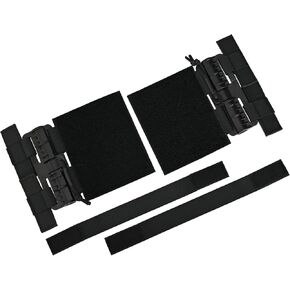 tactifans 2 Pack MOLLE Vest Quick Release Buckle Set Quick Release Cummerbund Adapter Vest Quick Disconnect Single Point MOLLE Removal Buckle Nylon with Hook and Loop for JPC CPC NCP XPC 420 Vest