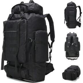 A N T INDUSTRIES 70L/100L Hiking Camping Backpack MOLLE Rucksack Waterproof Daypack for Traveling in Kuwait