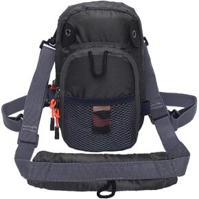 Raprance Fly Fishing Chest Bag Sling Bag Waist Packs Fishing Tackle Storage Waist Bag