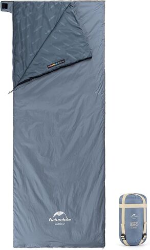 Naturehike Lightweight Compact Sleeping Bag, 59℉/32℉ Envelope Ultralight Backpacking Sleeping Bag Portable, Waterproof with Compression Sack for Cold&Warm, Camping, Traveling, Hiking in Kuwait