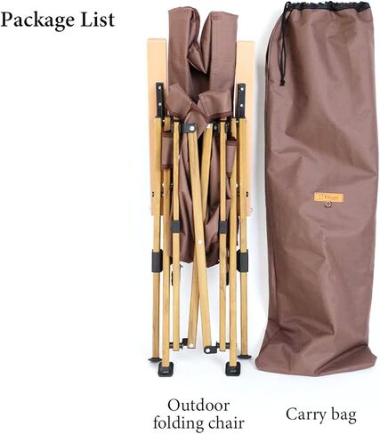 S'more 4-Level Adjustable Camping Chair with Armrests, High Back Reclining Outdoor Chair for Adults, Folding Lawn Chair with Carry Bag for Outdoor, Camping, Sporting Events, Fishing, Picnicking, Beige in Kuwait