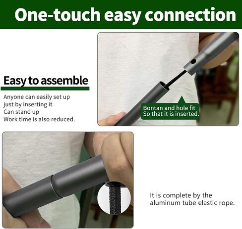SAN LIKE Camping Tent Tarp Poles Set for Canopy Awning Shelter Backpacking Hiking - Telescopic Adjustable Length Tent Sunshade Support Stick Rods (Adjustable Length - Steel 2packs) in Kuwait