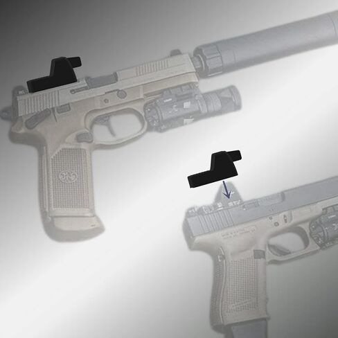 غطاء ناعم لنطاق Trijicon RMR، 2 أغطية بصرية واقية تناسب بشكل ممتاز Trijicon RMR، أسود in Saudi Arabia
