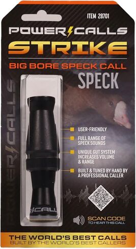 Higdon Outdoors Power Calls: Specklebelly Goose Call, Strike, Stealth Black in Kuwait
