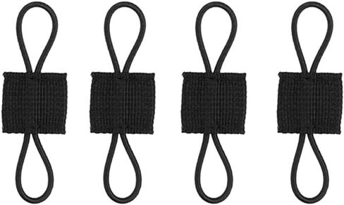 ZYAMY 12pcs Tactical Gear Holder Clip 2.5x2cm Molle Web Retainer Elastic Binding Ribbon Buckle for Tactical Backpacks Molle Bags in Saudi Arabia