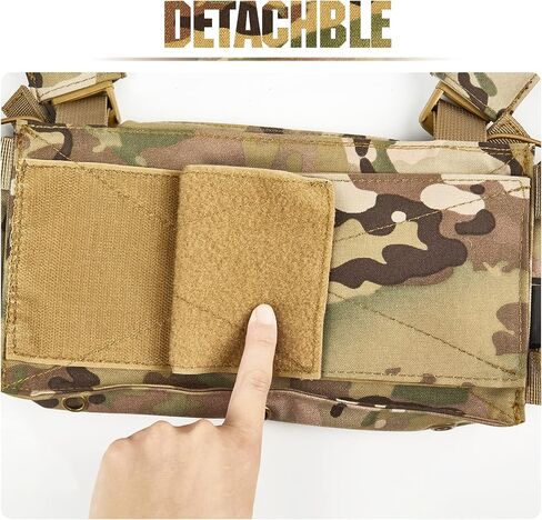 سترة Roseboon التكتيكية في الهواء الطلق الصدر تلاعب خفيفة للغاية تنفس سترة التدريب القتالية قابل للتعديل للكبار وحدات كرات الطلاء سترة الصدر الصغيرة تلاعب الصدرية التكتيكية للرجال in Kuwait