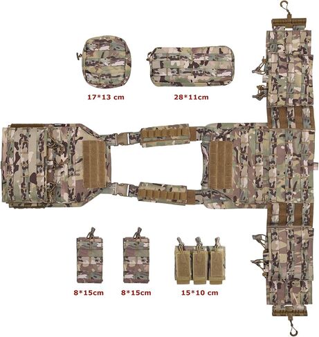 vAv YAKEDA Camo Tactical Outdoor Carrier Vest in Kuwait