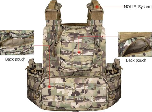 vAv YAKEDA Camo Tactical Outdoor Carrier Vest in Kuwait