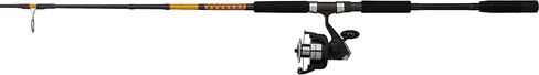 Ugly Stik Bigwater Spinning Reel and Fishing Rod Combo, Black/Red/Yellow in Saudi Arabia