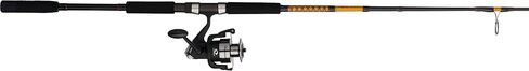 Ugly Stik Bigwater Spinning Reel and Fishing Rod Combo, Black/Red/Yellow in Saudi Arabia