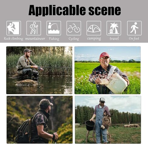 JIABEIUS 6 Pcs Mosquito Netting, Premium Head Net Face Mesh with Extra Fine Holes, Mosquito Hat Mask Head Cover for Camping Hiking Fishing Protecting from Insect Bug Bee Mosquito Gnats in Kuwait