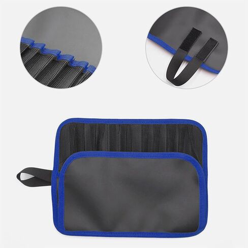 حقيبة خطاف رأسية من هيناتور - قابلة للطي في المياه المالحة والطعم الاصطناعي للقارب وصيد الأسماك وصيد السمك ومنظم حقيبة تخزين, حقيبة حمل عمودية - ازرق in Kuwait