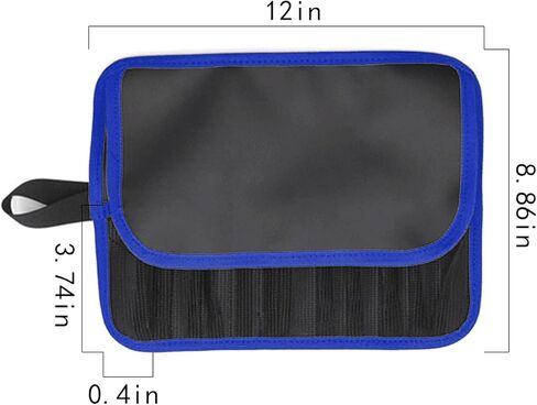 حقيبة خطاف رأسية من هيناتور - قابلة للطي في المياه المالحة والطعم الاصطناعي للقارب وصيد الأسماك وصيد السمك ومنظم حقيبة تخزين, حقيبة حمل عمودية - ازرق in Kuwait