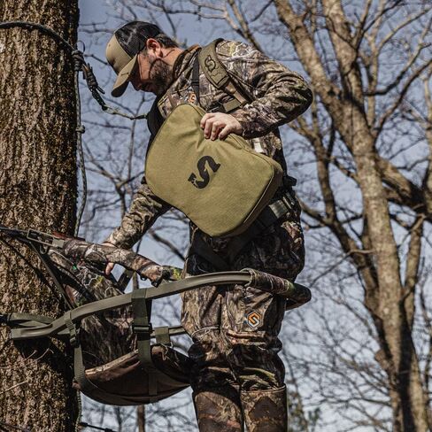 مقعد مدفأ من سوميت تريستاندز 2.0 | مثالية للصيد الطويل والبارد والأنشطة الخارجية، بني (SU85298) in Kuwait