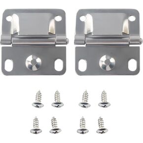 Cooler Stainless Steel Hinges with Screws Set Replacement -Compatible with Coleman Camping ice Chest Coolers Accessories 5235 6262 6270 (2 -Pack Stainless Steel Hinges) in Saudi Arabia