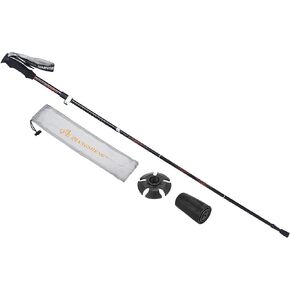 PATIKIL Trekking Poles, Collapsible Hiking Pole Telescopic Folding Cane with Snow Basket Aluminum Alloy for Outdoor Hiking Walking Camping