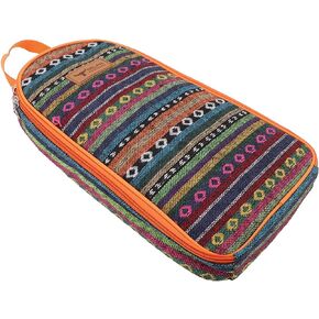 TOPINCN Camping Cookware Travel Storage Bag, Polyester Fabric Large Space Cooking Utensils Pouch, Outdoor Recreation Storage Bag(B)