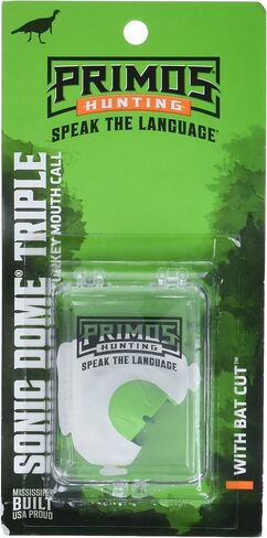 Primos Hunting PS1175 Turkey Mouth Call, Sonic Dome Triple with Bat Cut in Saudi Arabia