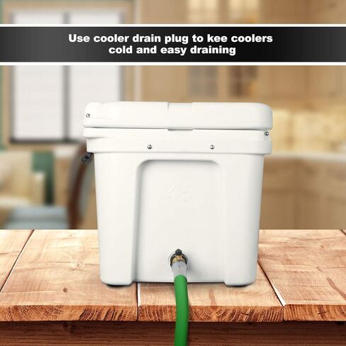 AIEVE وصلة خرطوم الصرف لبرودة YETI ، تبريد المكونات خرطوم اتصال برودة الصرف قابس استبدال ل YETI Cooler YETI Tundra Cooler, Roadie Cooler, ملحقات التبريد خزان in Kuwait