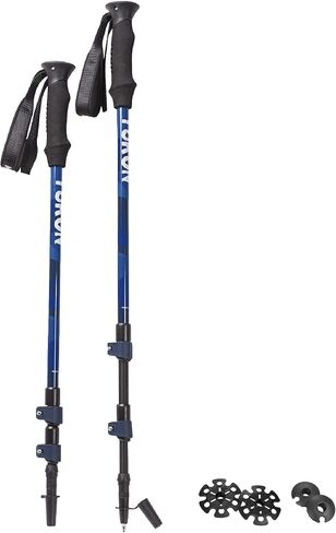 Yukon Charlie's Advanced Trekking Poles, Fast Lock Adjustment System, Trekking and Snow Baskets Included in Kuwait