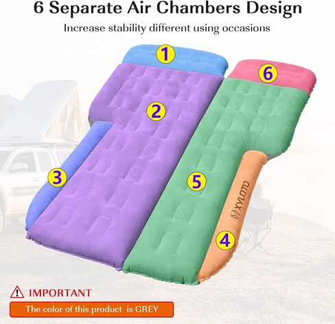 XYLOTO SUV Air Mattress for Car Camping, Thickened Inflatable Car Camping Bed with Air Pump Portable Sleeping Pad Mattress for Home Car Travel. in Saudi Arabia
