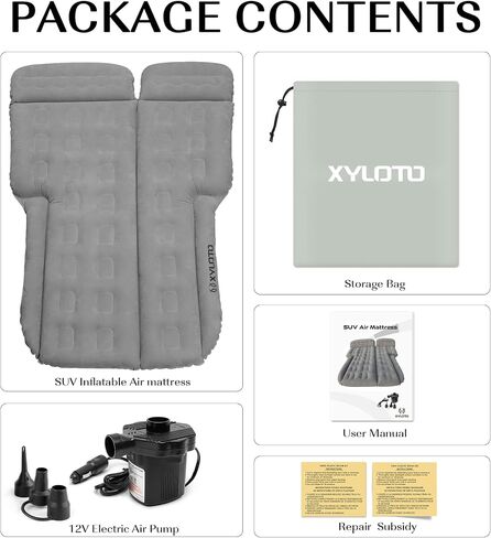 XYLOTO SUV Air Mattress for Car Camping, Thickened Inflatable Car Camping Bed with Air Pump Portable Sleeping Pad Mattress for Home Car Travel. in Saudi Arabia