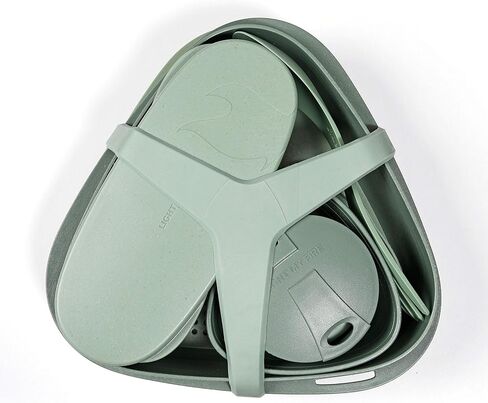 Light My Fire Camping Mess Kit - 8 pcs Mess Kit for Camping 1 Person - Reusable Camping Plates and Utensils - BPA Free Lunch Box to Go with Cutlery - Camping Dishes/Hiking Mess Kit/Bento Box in Kuwait