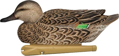 Avian-X Topflight Early Season Teal Durable Ultra Realistic Floating Hunting Duck Decoys, Pack of 6, AVX8079 in Saudi Arabia
