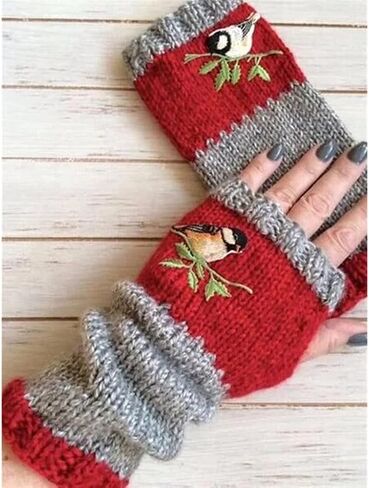 Winter Gloves for Men & Women | Warm Thermal Gloves for Running Cycling in Cold Weather | Warm Windproof Solid Color Mittens in Saudi Arabia