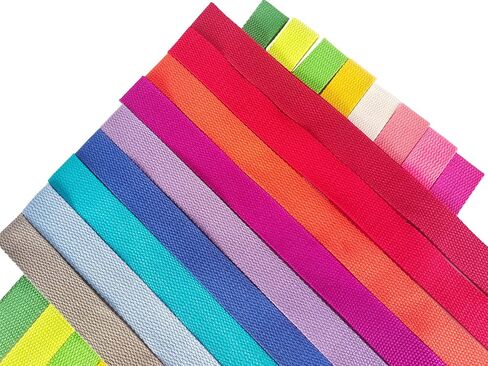 Yo Yo Cotton Webbing 1 Inch 10 Yards Mediumweight Polyester Cotton Webbing Strap for Cloth Tote Bags Leash Straps Crafts Outdoor Accessories (1 Inch --10 Yards, 050143 Black) in Kuwait