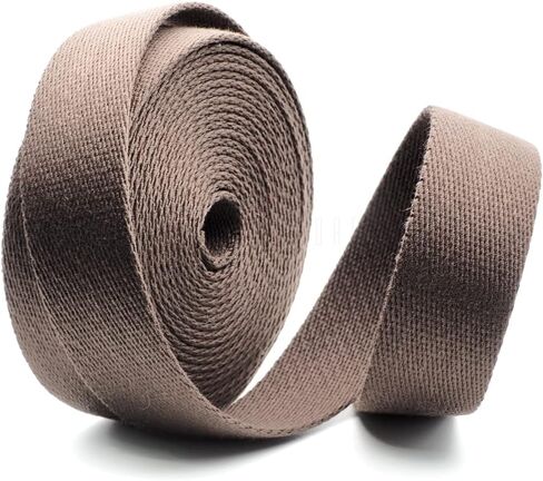 CRAFTMEMORE Heavy Cotton Webbing - Straps for Arts and Crafts, Luxury Bag Strap High Density Webbing (1 1/2 Inch x 2 Yards, Beige) in Kuwait