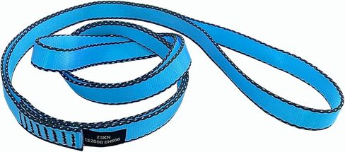 18MM Nylon Climbing Slings Runners 23 kN Strong Webbing Straps for Rock Climbing, Rappelling, Swing, Yoga Hammock etc in Kuwait