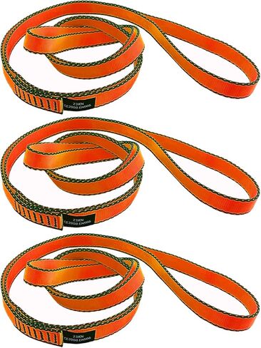 18MM Nylon Climbing Slings Runners 23 kN Strong Webbing Straps for Rock Climbing, Rappelling, Swing, Yoga Hammock etc in Kuwait