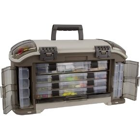 Plano Angled 787 Guide Series Stowaway Tackle System- Includes 7 Stowaways, Fishing Tackle Storage, Premium Tackle Storage, One Size, Model Number: 787010 in Kuwait