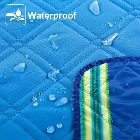 بطانية بيرتي للنزهات الخارجية، بطانية شاطئ كبيرة جدًا، سجادة قابلة للطي خفيفة الوزن ومقاومة للماء وخالية من الرمال، سجادة لعب للأطفال في الأماكن المغلقة in Kuwait